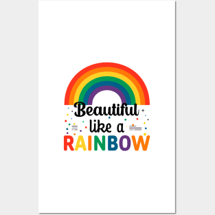 Beautiful Like A Rainbow Posters and Art